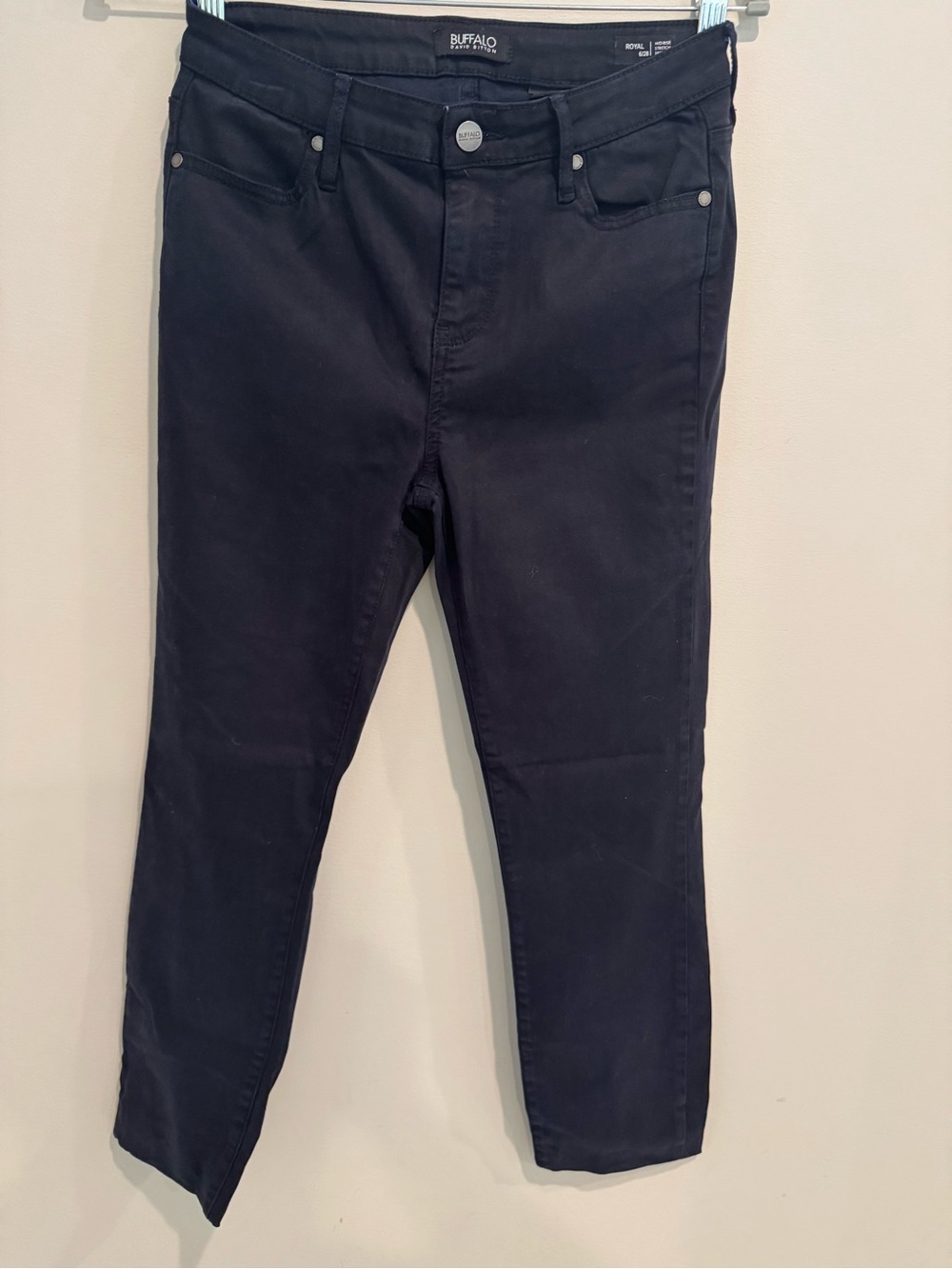 Buffalo David Bitton Royal Line Black Mid Rise Stretch Skinny Jeans
